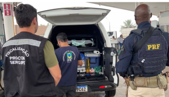 Bicos de combustível são lacrados durante operação de fiscalização em postos de Sergipe