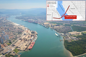 TCU convoca Estado de SP para explicações sobre contrato do túnel Santos-Guarujá