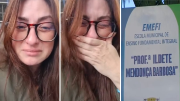 Vidro em copo de água: professora aguarda atendimento psicológico para decidir se muda de escola