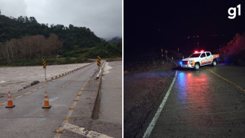 Defesa Civil interdita ponte devido ao nível do Rio das Antas após chuvas no RS; VÍDEO
